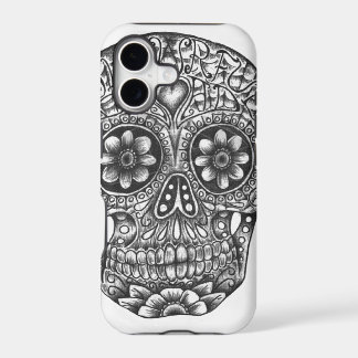 Coque iphone de crâne de sucre