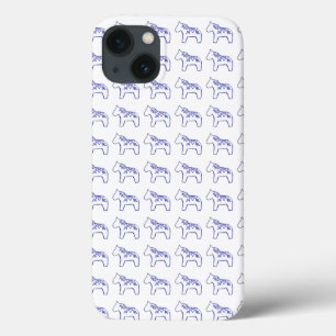 Coque iphone de dala blanc bleu