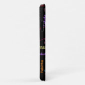 Coque iphone de danse avec nom personnalisé partou (Dos/Droite)