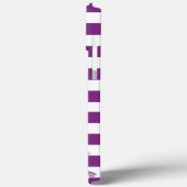 Coque iphone de  de fleur blanc violet (Verso / Gauche)