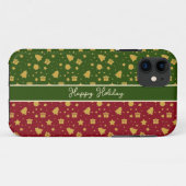 coque iphone de décoration de Noël motif (Dos (Horizontal))