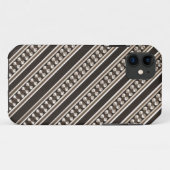 Coque iphone de design de bande moderne (Dos (Horizontal))