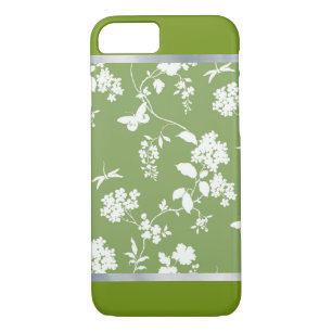 Coque iphone de design de printemps à motifs de fl