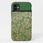 Coque iphone de design Shamrock irlandais (Dos)