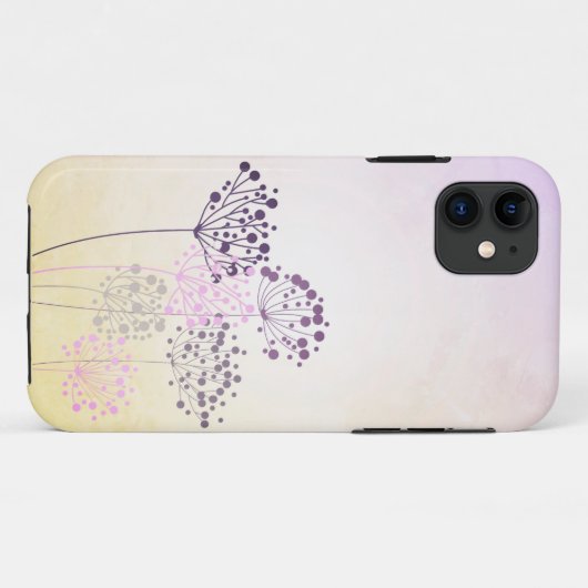 coque iphone de dessin botanique Abstrait (Dos (Horizontal))