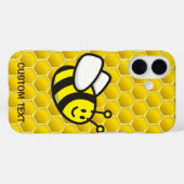 Coque iphone de dessin d'abeille (Verso (horizontal))