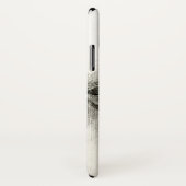 Coque iphone de dessin des lèvres et du nez (Dos/Droite)