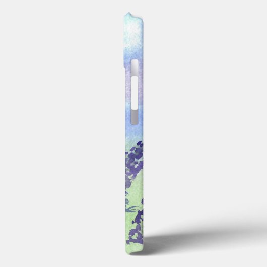 Coque iphone de devis de fleurs (Verso / Gauche)