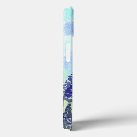 Coque iphone de devis de fleurs (Verso / Droite)