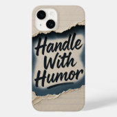 Coque iphone de devis d'Humour papier extrait (Verso)
