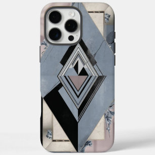 Coque iphone de diamant géométrique Art déco