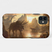 coque iphone de dinosaures (Dos (Horizontal))