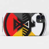 Coque iphone de directions d'Anishinaabe quatre (Dos (Horizontal))