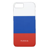 Coque iphone de drapeau de la Russie (Dos)