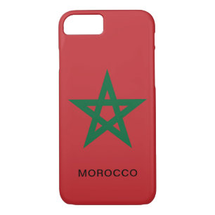 Coque iphone de drapeau du Maroc