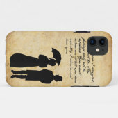 Coque iphone de fierté et de préjudice (Dos (Horizontal))