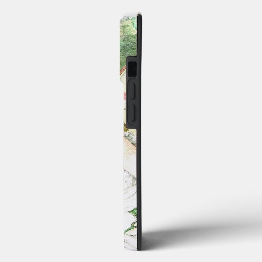Coque iphone de fleur d'algue (Verso / Gauche)