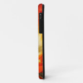 Coque iphone de fleur de cactus orange (Dos/Gauche)