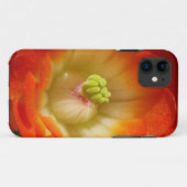 Coque iphone de fleur de cactus orange (Dos (Horizontal))