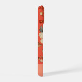 Coque iphone de fleur sauvage rouge Mango Spring (Côté droit)