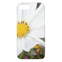 Coque iphone de fleurs Cosmos blanc