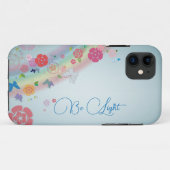 coque iphone de fleurs d'aquarelle Abstraite (Dos (Horizontal))