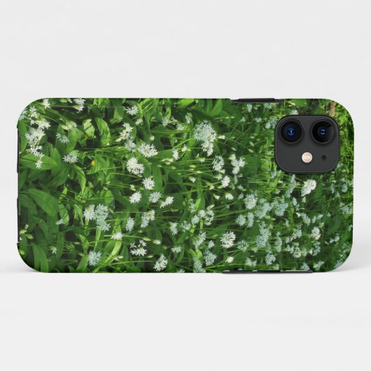 Coque iphone de fleurs de bois (Dos (Horizontal))