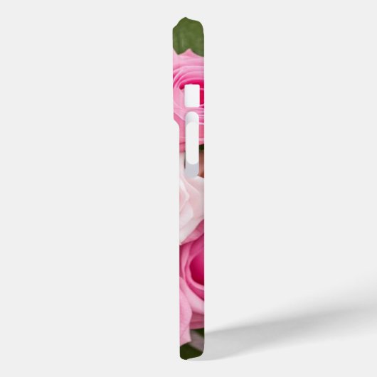Coque iphone de fleurs Roses romantiques (Verso / Gauche)