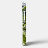 Coque iphone de fleurs tropicales d'Heliconia (Verso / Gauche)