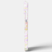 Coque iphone de fleurs violettes (Verso / Gauche)