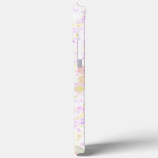 Coque iphone de fleurs violettes (Verso / Gauche)