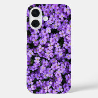 Coque iphone de fleurs violettes