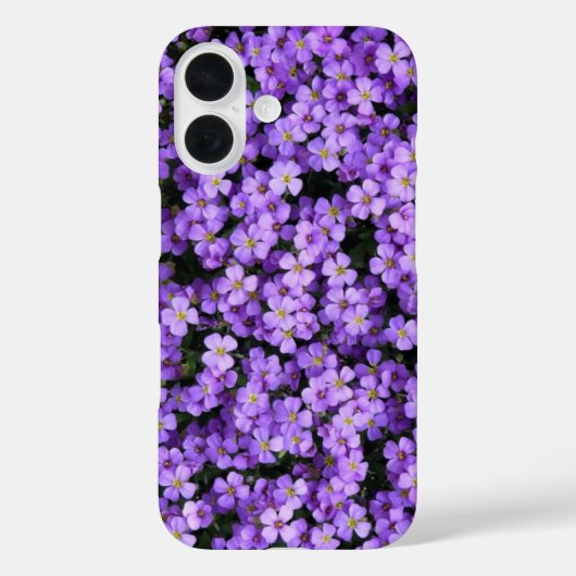 Coque iphone de fleurs violettes (Verso)