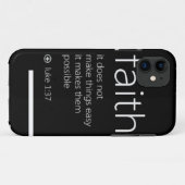 Coque iphone de foi (Dos (Horizontal))