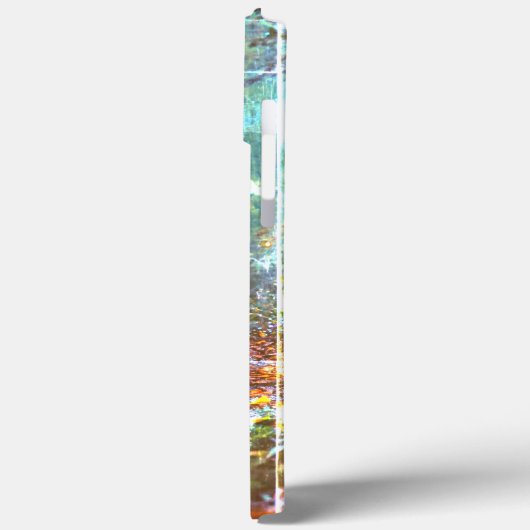 Coque iphone de Forest Dance Couple avec Monogramm (Verso / Gauche)