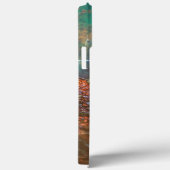 Coque iphone de Forest Dance Couple avec Monogramm (Verso / Droite)