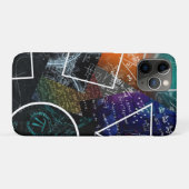 Coque iphone de formule mathématique (Dos (Horizontal))
