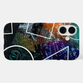 Coque iphone de formule mathématique (Verso (horizontal))