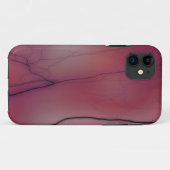 Coque iphone de foudre rose (Dos (Horizontal))