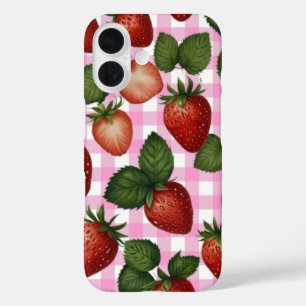Coque iphone de fraises