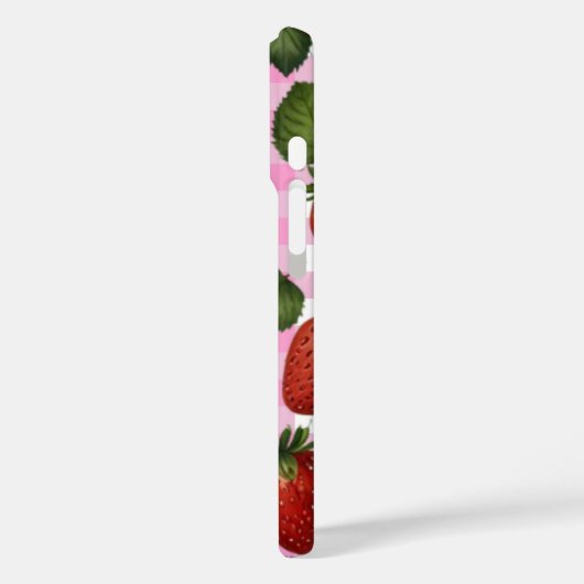 Coque iphone de fraises (Verso / Gauche)