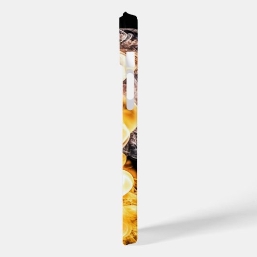 Coque iphone de fumée et de feu (Verso / Gauche)