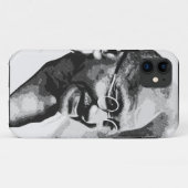 Coque iphone de Gandhi (Dos (Horizontal))