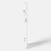 Coque iphone de Giraffe Fleurs (Verso / Gauche)