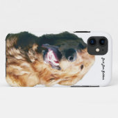 Coque iphone de golden retriever (Dos (Horizontal))