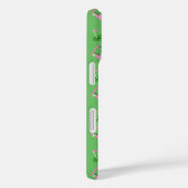 Coque iphone de Golf Lover - Monogramme et panier (Verso / Droite)