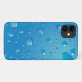 Coque iphone de gouttelettes d'eau très Cool (Dos (Horizontal))