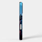 Coque iphone de graffiti pour astronaute - Neon Gl (Verso / Droite)