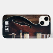 Coque iphone de guitare électrique personnalisé (Verso (horizontal))