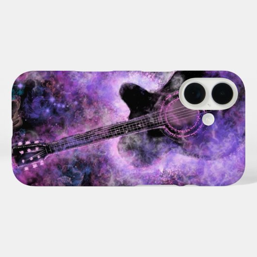 Coque iphone de guitare Rock Music (Verso (horizontal))